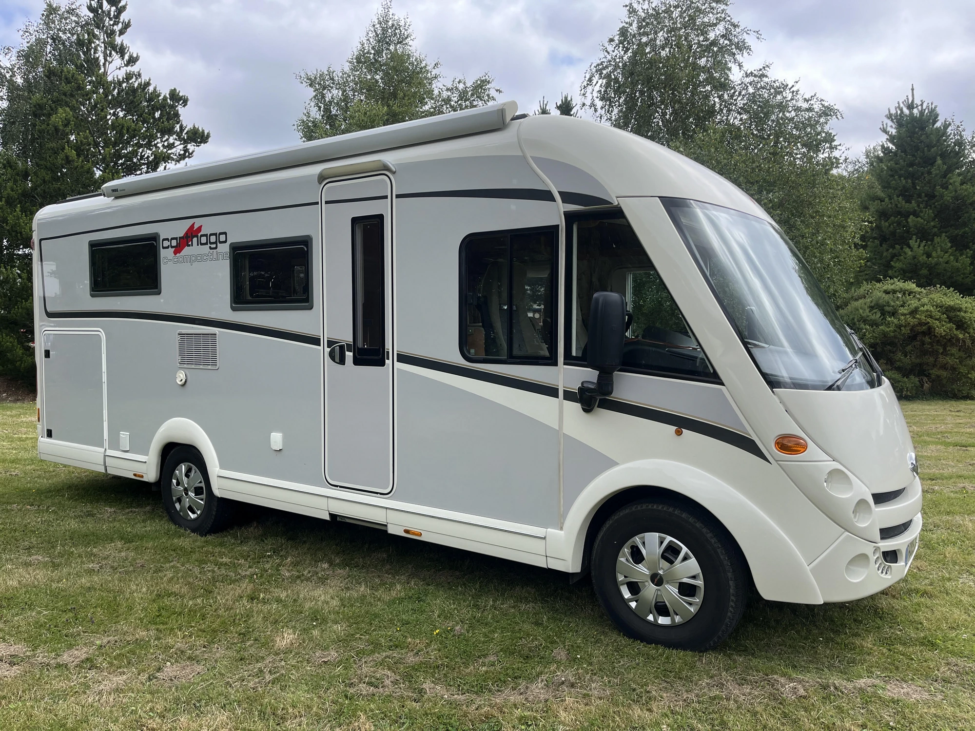 A freshly valeted motorhome by Planet Valet