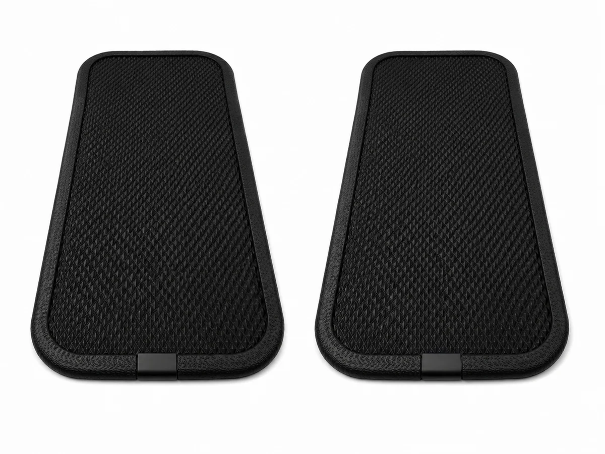 Fiat Ducato Peugeot Boxer cab step mats with black trim